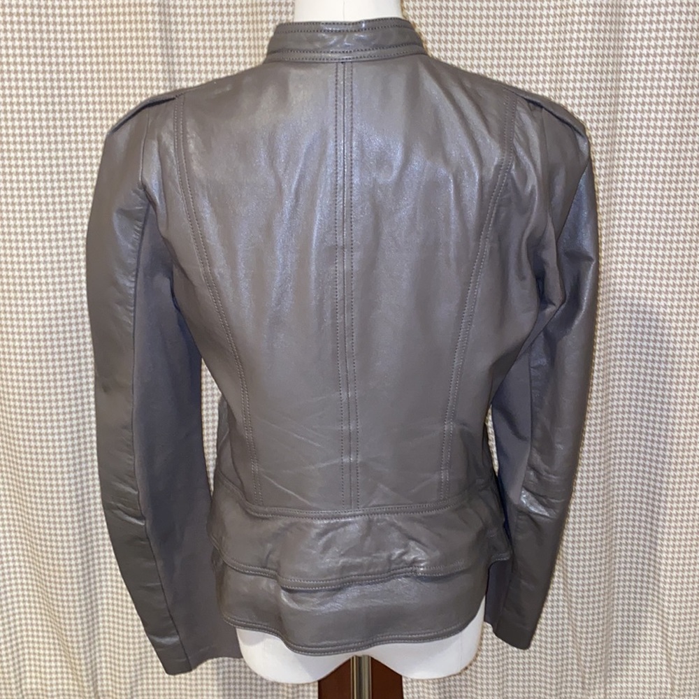 hinge leather jacket - Picture 4 of 7